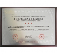 认证体系示范单位